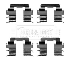 BORG & BECK Комплектующие, колодки дискового тормоза BBK1453